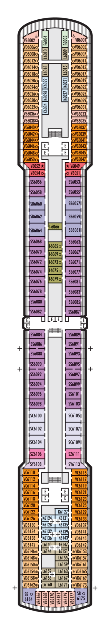 Deck Plans – Deck 6: Upper Verandah Deck – The SuperCruise 2024 ...