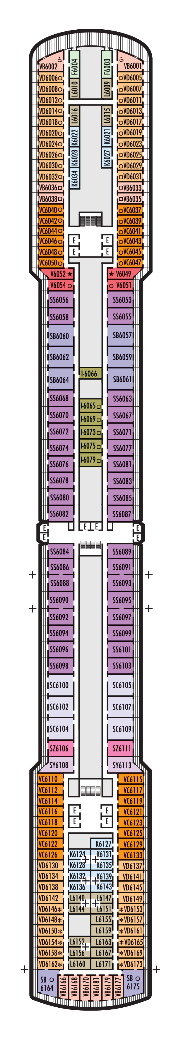 Deck Plans – Deck 6: Upper Verandah Deck – The SuperCruise 2024 ...