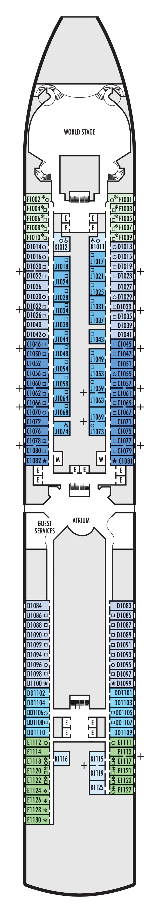 Deck Plans Deck 1 Main Deck The SuperCruise 2025 Official Web Site