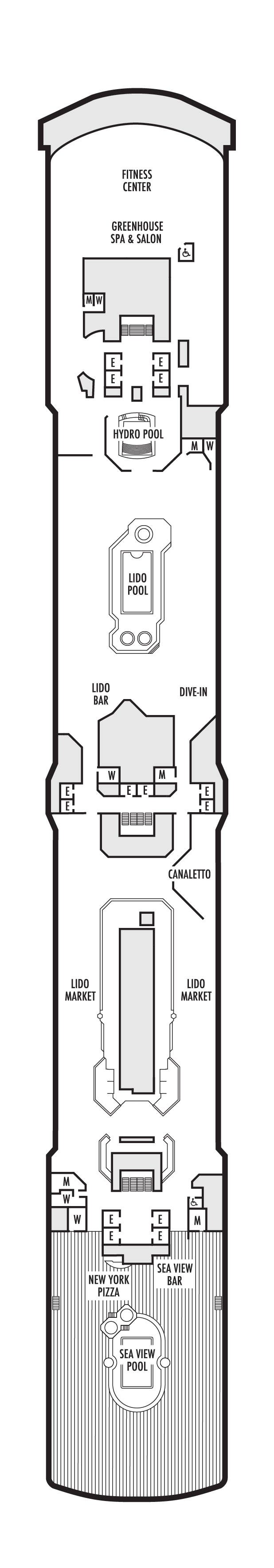 Deck Plans Deck 9 Lido Deck The SuperCruise 2025 Official Web Site